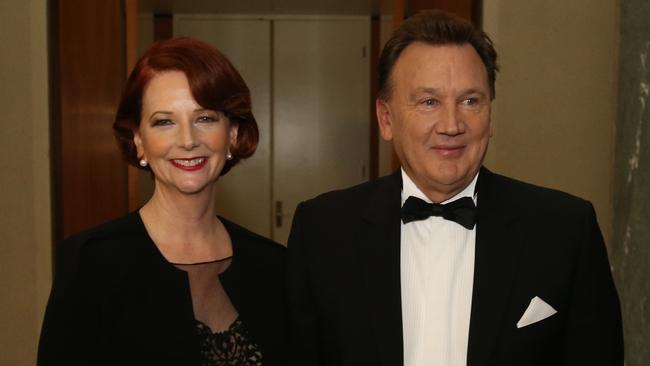 The relationship of former Prime Minister Julia Gillard and partner Tim Mathieson was routinely in the headlines. (Pic: supplied)