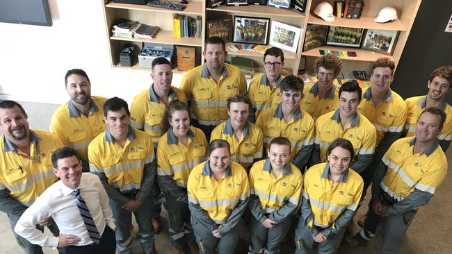 FRESH FACES: Blake Harvey, Jessica Anderson, Kasey Marshall, Emily Thwaite, Reuben Hamson, Jacquettaa Arnold, Jesse Coogan, Beau Turlan, Liam Grant, Brian Dingle, Max Hogan, Brad Gale, Bradley Jamieson, Steve Garrett, Isaac Dingle, William Osbourne, Harry Smithson, Isaac Peff
