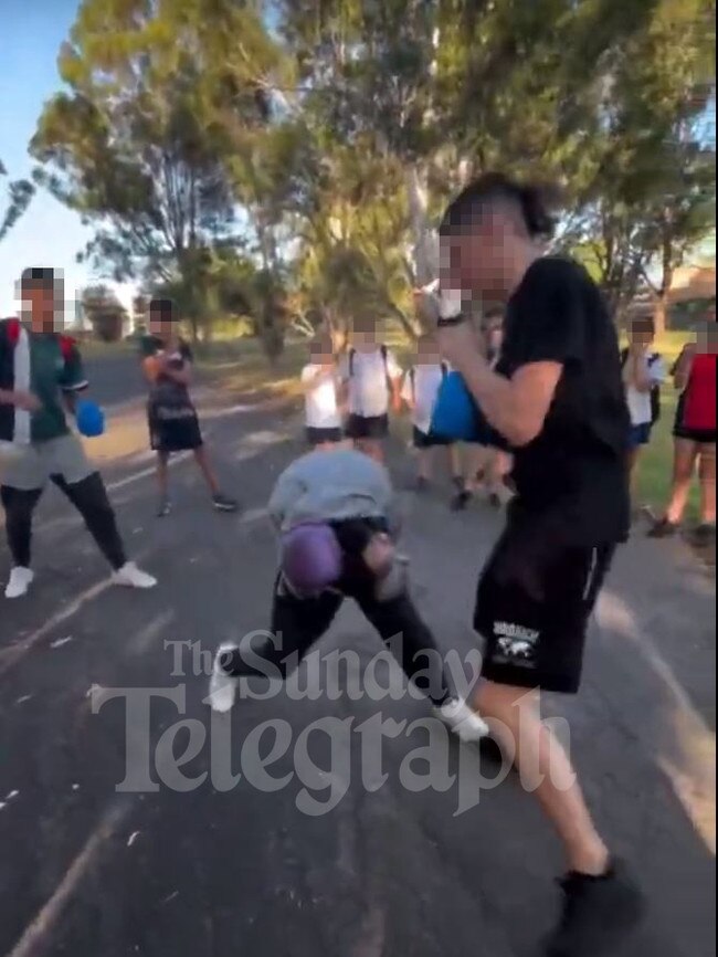 NSW Police say they aware of the footage.