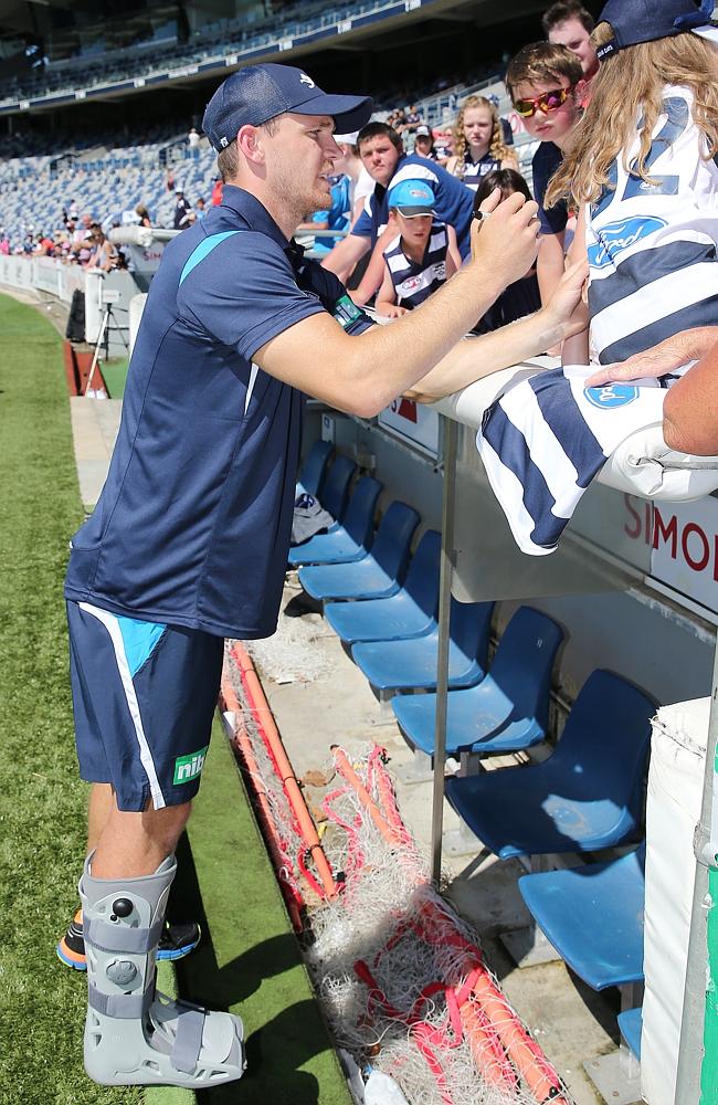 Joel Selwood has made a quick recover after foot surgery four weeks ago.