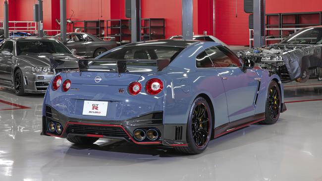 The Nissan GT-R Nismo is covered in carbon fibre.