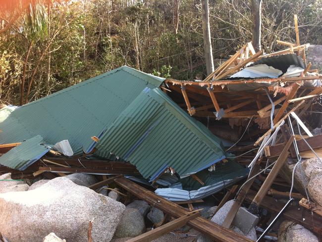 Cyclone Yasi cost $3.6 in damage ... The luxurious East Bedarra Island Retreat in February 2011.