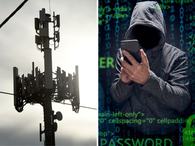 Criminals can create fake cellular towers to hack into nearby mobile phones.