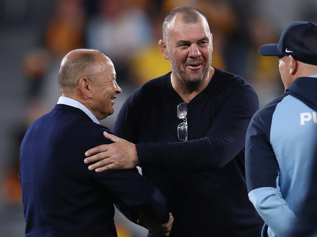 Michael Cheika (C) has impressed in his role with Argentina. Picture: Jason McCawley/Getty Images