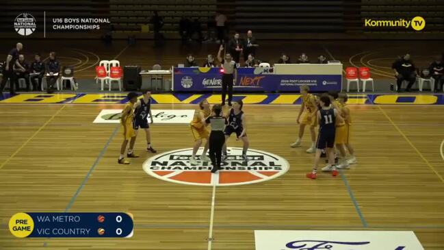 Replay: WA Metro v Victoria Country (Boys) - Basketball Australia Under-16 National Championships Day 4