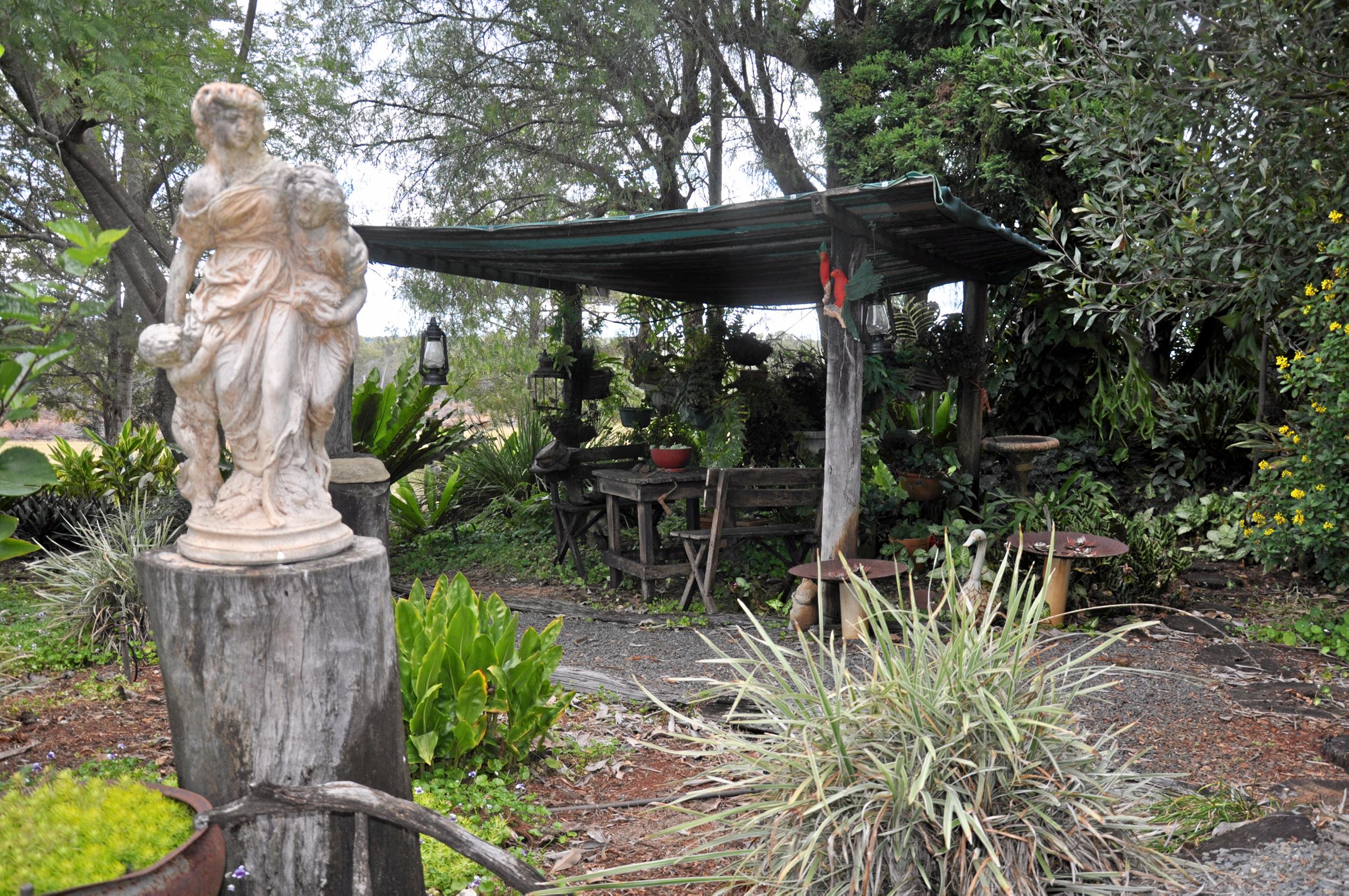 Monto Garden Club visits Roy and Bev Marbach's property. Picture: Mackenzie Colahan