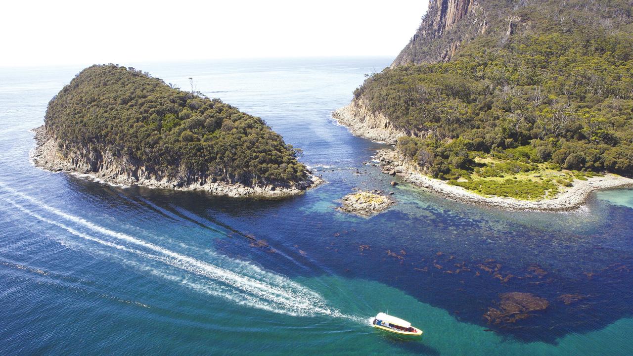 Bruny Island Cruises is an award-winning 3 Hour Wilderness Cruise exploring the rugged coastline of Bruny Island. Picture: Tourism Tasmania/Joe Shemesh