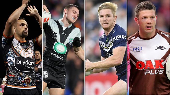 Possible Luke Brooks replacements at Wests Tigers; Luke Metcalf, Tom Dearden and Jack Cogger.