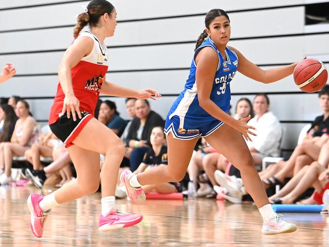 Gold Coast V Mackay Div 1 Basketball QLD U18 State Championships 2024 grand finals. Sunday January 14, 2024. Picture, John Gass