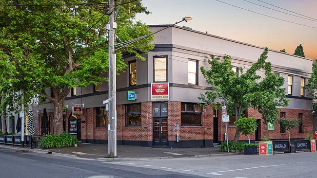 The Emerald Hotel in South Melbourne was visited by a positive case.