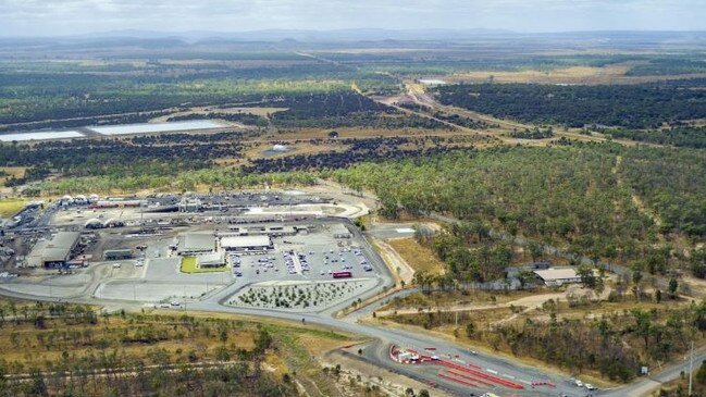 An aerial image of Anglo American's Grosvenor Mine. Picture: Daryl Wright