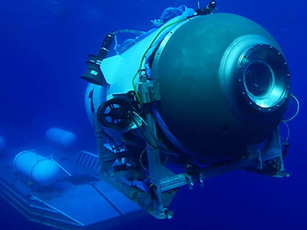 The missing Titan submersible. Picture: OceanGate/AFP