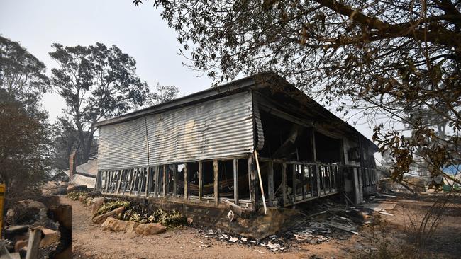 Students were devastated when they learnt their school had been destroyed. Picture: The Age