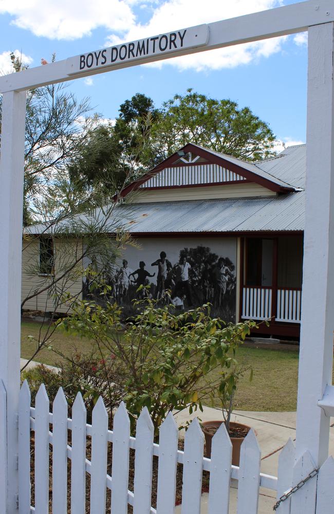 Often separated from their mothers at birth, Indigenous boys were housed in the Cherbourg Boys' Dormitory until the age of 13 when they were forced to work on the settlement.