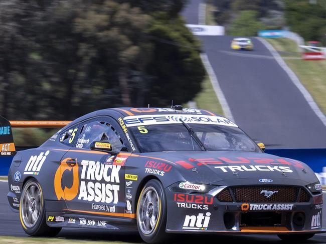 BATHURST, AUSTRALIA - OCTOBER 16: Lee Holdsworth drives the #5 Truck Assist Racing Ford Mustang ahead of the Bathurst 1000 which is part of the 2020 Supercars Championship, at Mount Panorama on October 16, 2020 in Bathurst, Australia. (Photo by Mark Horsburgh/Edge Photographics via Getty Images )