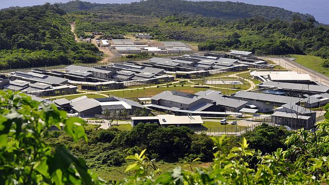 Newly erected tents inside the main high security detention facility on Christmas Island. Picture: Supplied