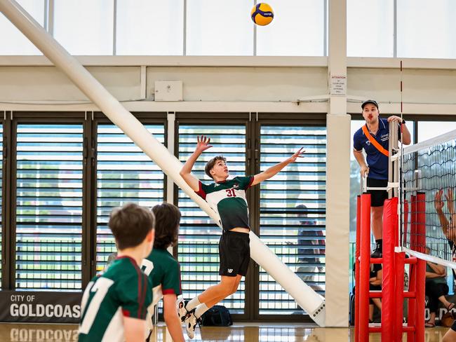 Junior Schools Cup volleyball 2023. Pic: Rogue Gun Photography