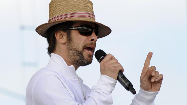 Singer Jay Kay of English band Jamiroquai. Picture: AAP Image/Mick Tsikas