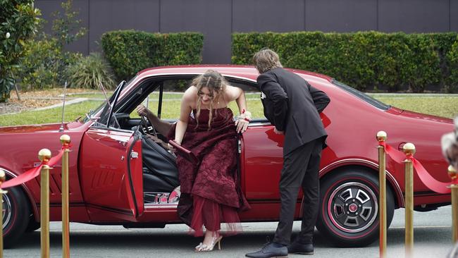 Corey and Shannon at the Caloundra Christian College formal 2024