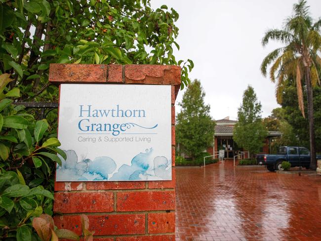 The Hawthorn Grange aged care facility in Hawthorn, Victoria. Picture: Mark Stewart