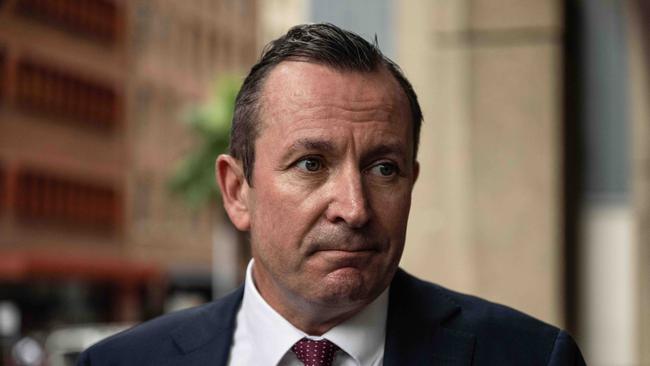 West Australian Premier Mark McGowan announced on Friday he had tested positive for Covid-19. Picture: NCA NewsWire / James Gourley