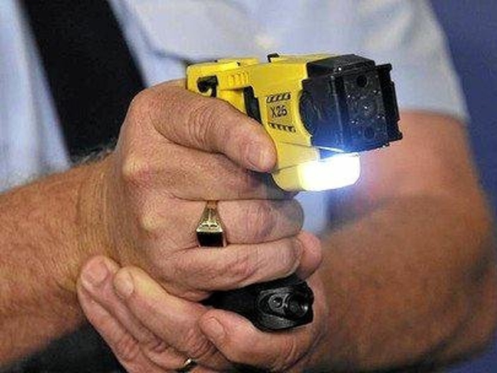 FILE PHOTO: Police deployed a taser.