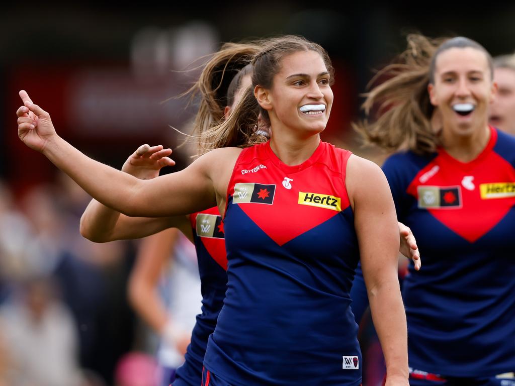 Eliza West has been left out by Melbourne. Picture: Dylan Burns/AFL Photos via Getty Images