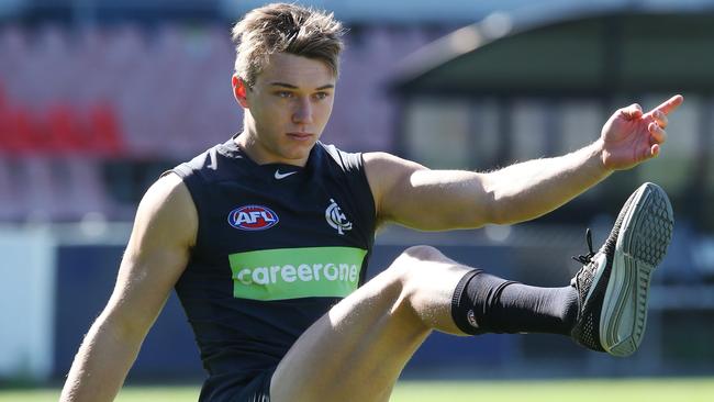 Patrick Cripps at Carton training. Picture: David Crosling