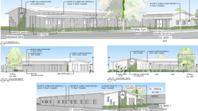 Images of the future Guppy’s Early Learning Centre at 203 Greenwood Drive, Kirwan. Picture: Supplied.