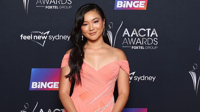 SYDNEY, AUSTRALIA - DECEMBER 07: Michelle Lim Davidson attends the 2022 AACTA Awards Presented By Foxtel Group at the Hordern on December 07, 2022 in Sydney, Australia. (Photo by Brendon Thorne/Getty Images for AFI)