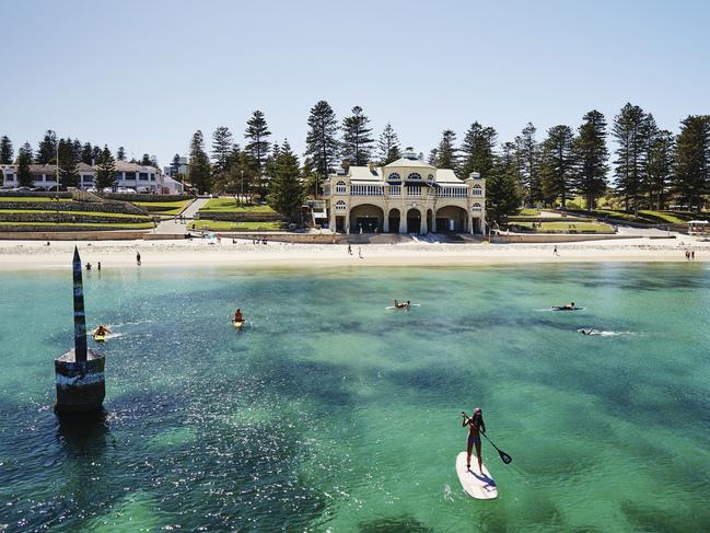 Aerial view of Cottesloe Beach, Perth. Mandatory credit: Tourism Western AustraliaSunday Escape, winter holidays, Sarah Nicholson