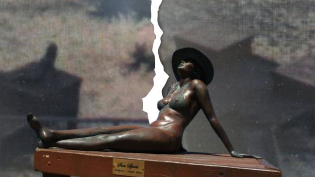 The Sun Spirit statue on the Gold Coast has mysteriously disappeared.