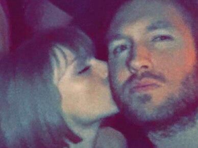 Taylor Swift and Calvin Harris. Picture: Snapchat