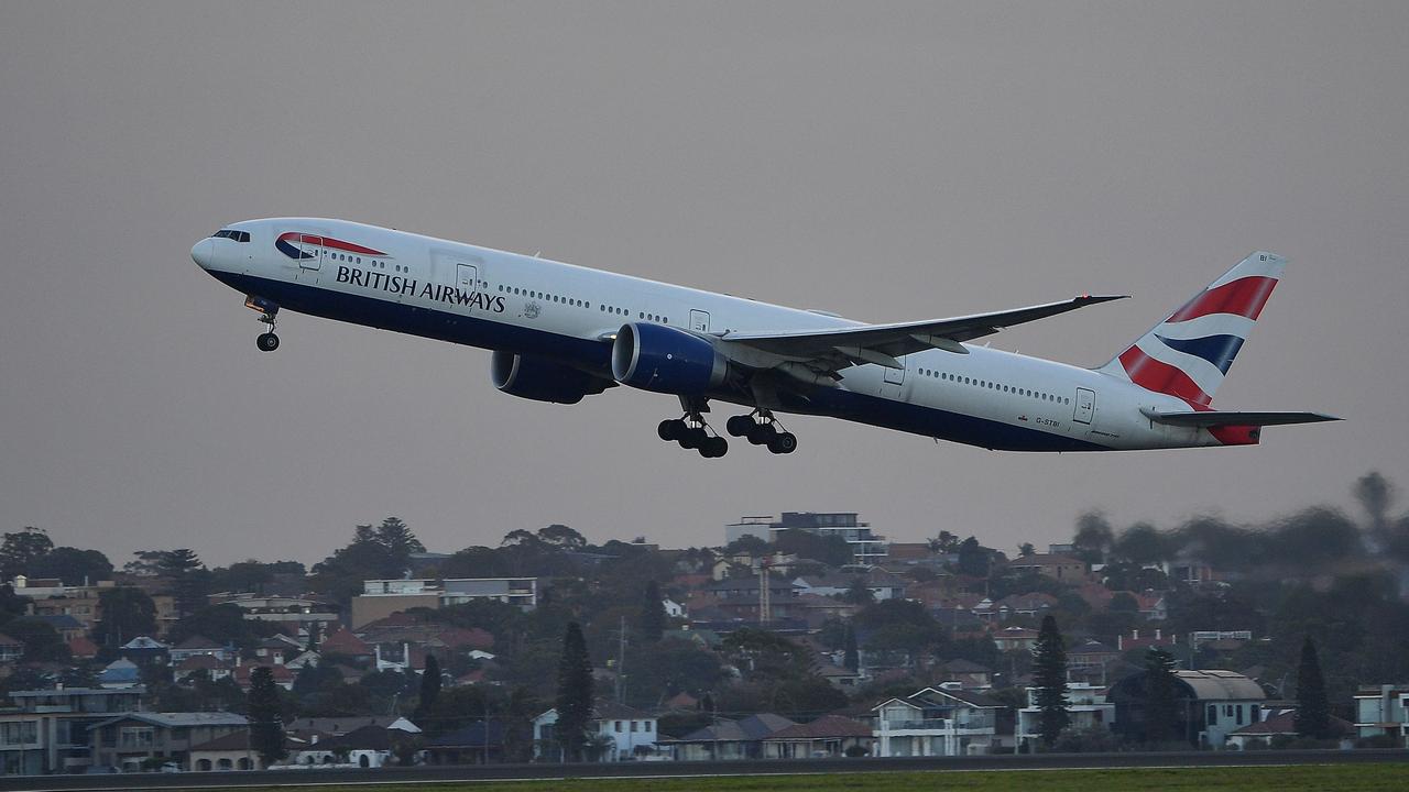 British Airways is calling on airport testing so people don’t have to quarantine. Picture: Saeed Khan/AFP.