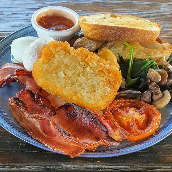 Big breakfast at Lagoon Cafe, Darwin Waterfront. Picture: Facebook