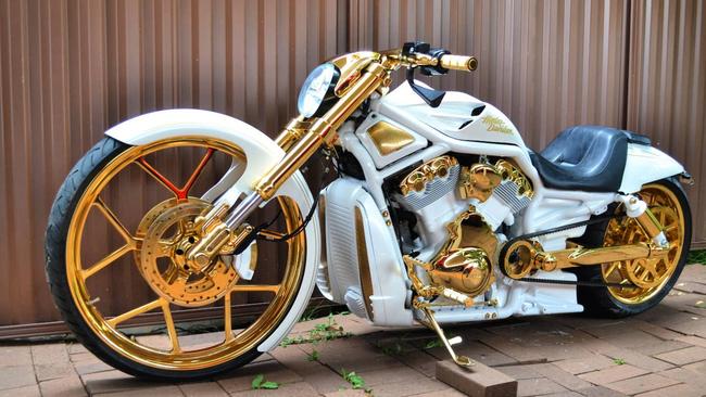 The gold-plated Harley-Davidson.