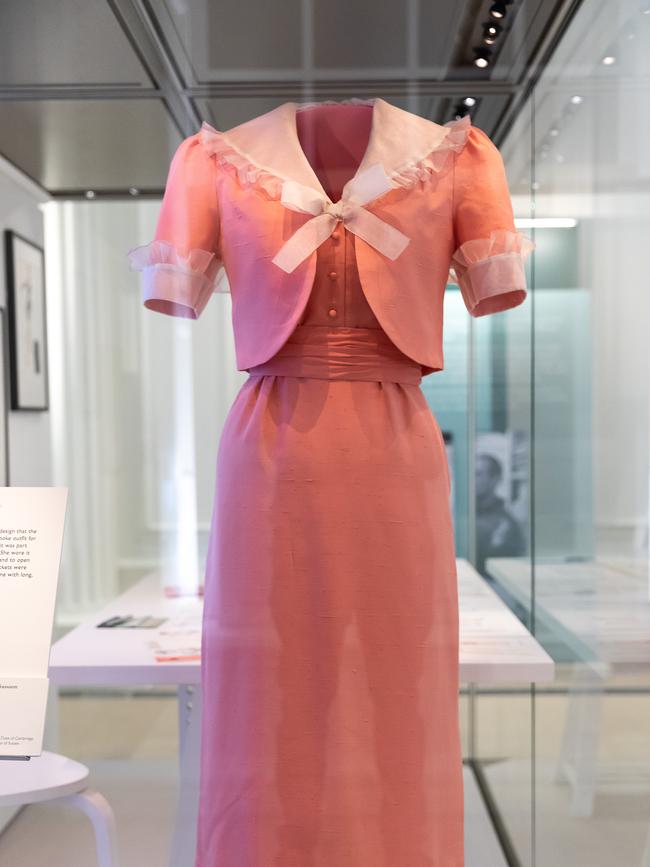 An outfit first worn by Diana on her wedding day. Picture: Tim P. Whitby/Getty