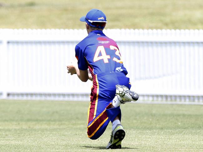 Northern District fielder Oliver Makin takes the catch to dismiss Blacktown's Sehaj Singh. Picture: John Appleyard