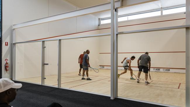 One of the new squash courts at the Port Lincoln Leisure Centre. Picture: Supplied.