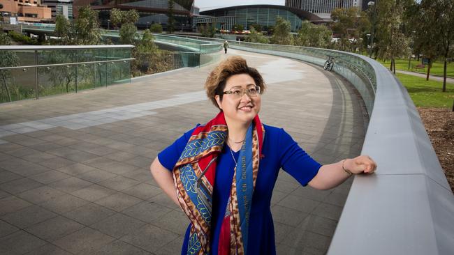 Adelaide-based Chinese entrepreneur Sally Zou. Picture: Jo-Anna Robinson