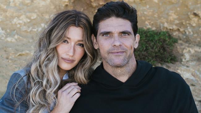 Mark Philippoussis with his wife Silvana.