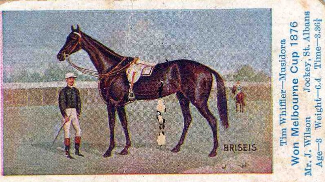 Briseis won the 1876 Melbourne Cup. Picture: Victoria Racing Club Collection.