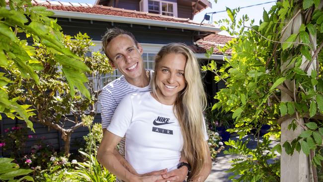 Australian athletics golden couple Ryan Gregson and Genevieve LaCaze. Picture : Ian Currie