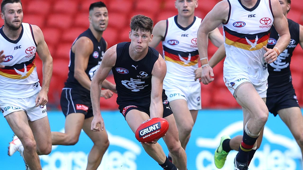 Sam Walsh has been crowned the AFL Coaches’ Association’s best first year player. Picture: Chris Hyde