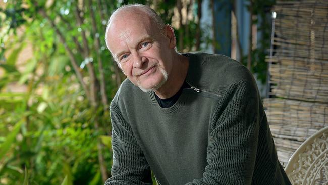 NIDA legend and drama head for two decades Tony Knight in his Adelaide home. Picture: Bianca De Marchi