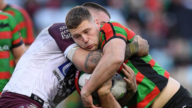 Bayley Sironen will have to fight for his Rabbitohs contract. Picture: AAP Image/Dan Himbrechts