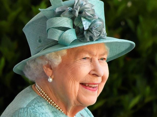 WINDSOR, ENGLAND - JUNE 13:  Queen Elizabeth II attends a ceremony to mark her official birthday at Windsor Castle on June 13, 2020 in Windsor, England. The Queen celebrates her 94th birthday this year, in line with Government advice, it was agreed that The Queen's Birthday Parade, also known as Trooping the Colour, would not go ahead in its traditional form. (Photo by Toby Melville - WPA Pool/Getty Images)