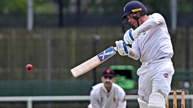 Melbourne captain Blake Thomson has scored three consecutive centuries this season. Picture: Andy Brownbill