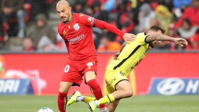 Adelaide United midfielder James Troisi has not been approached by other clubs, according to Reds director of football Bruce Djite. Picture: Robert Cianflone/Getty Images