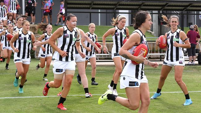 Collingwood’s AFLW season is still alive. Picture: Getty Images